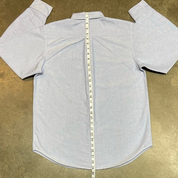 Polo Ralph Lauren Flesh Pony Chambray Button Down Long Sleeve Shirt - Picture 7 of 8